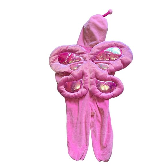 Halloween Costume 18 month Long Sleeve One Piece Butterfly Wings Hood WARM - Picture 4 of 10
